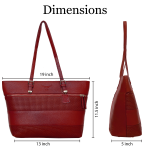 Scarlet Luxe Tote