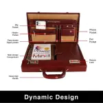 Rich Brown Office Suitcase Briefcase