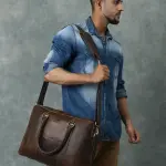 Karino Leather Laptop Briefcase